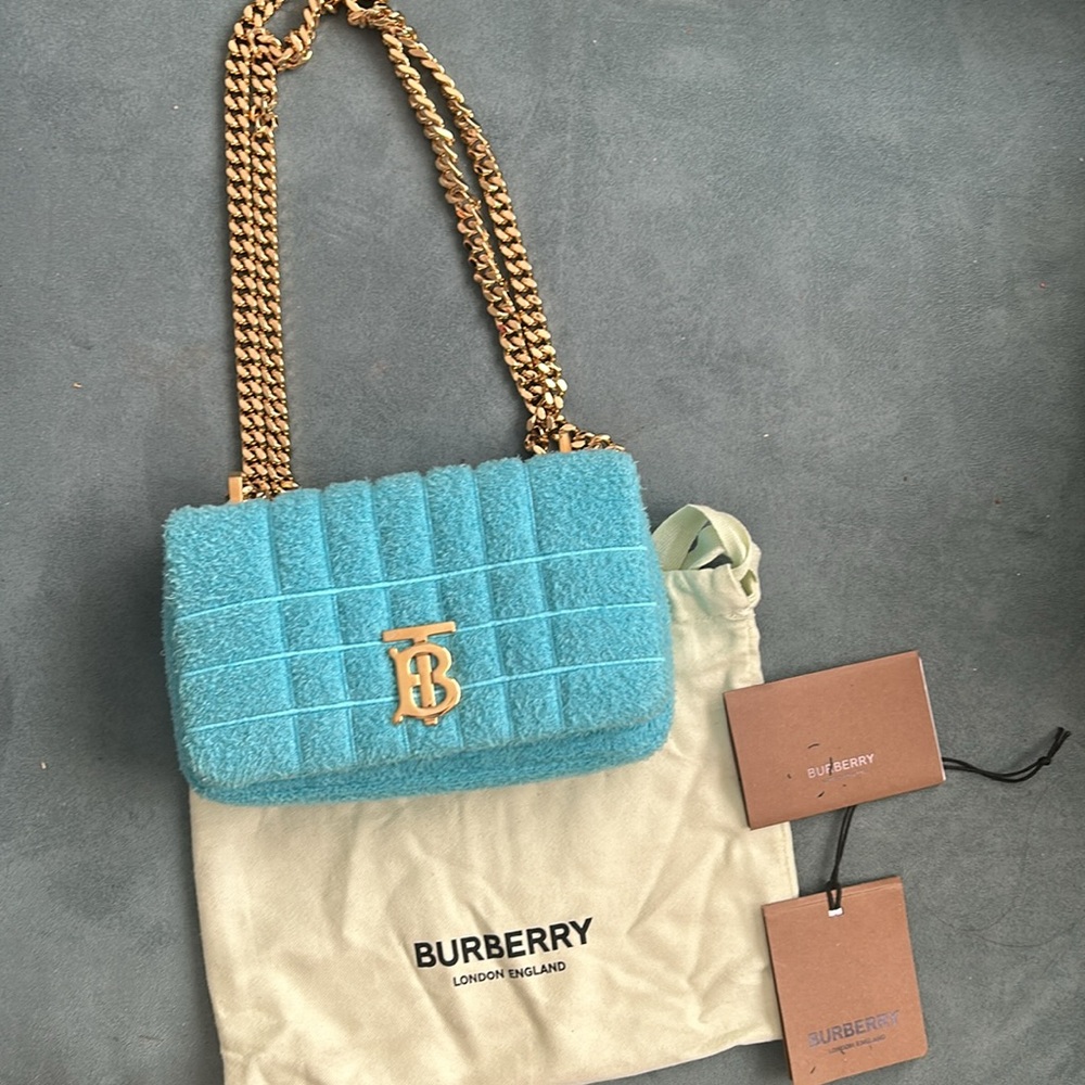 Burberry Turquoise mini Lola crossbody or shoulder bag